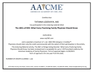 Американская Академия непрерывного образования. Расстройства пищевого поведения