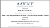 10-2015_ ТВЛ_ Американская Академия непрерывного образования_ Модуль 3 Лечение компульсивного переедания